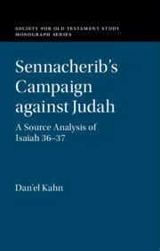 Sennacherib S Campaign Against Judah