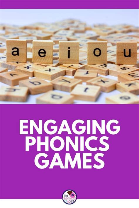 The Cover Of Engaging Phonics Games With Wooden Blocks Spelling Out