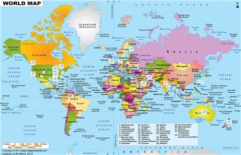 Map lebih menjurus pada keadaan umum. Peta Dunia Lengkap Dengan Nama Negara dan Sejarah Pembuatannya