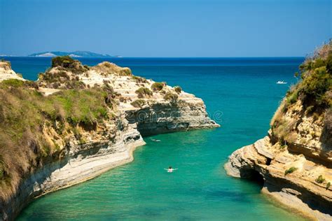 Sidari Corfu Island Greece Stock Image Image Of Seaside 137812453
