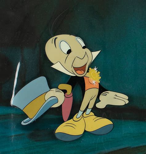 Jiminy Cricket Production Cel From Pinocchio Sold For 3620 Rr