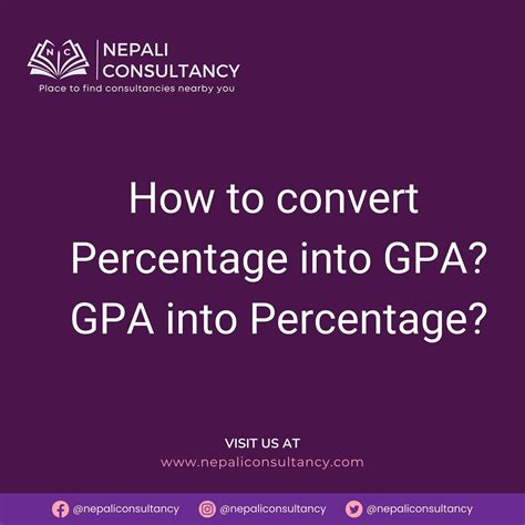 How To Convert Percentage Into Gpa Nepali Consultancy