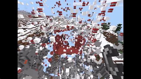 Epic Minecraft Tnt Explosion Youtube