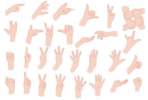 Hand Gestures Vector Art Icons And Graphics For Free Download