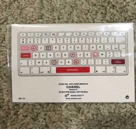 Chanel Keyboard Stickers Luxury Accessories On Carousell