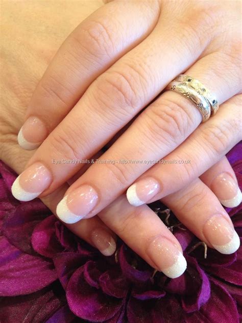 Round Short White Tip Acrylic Nails Bmp Syrop