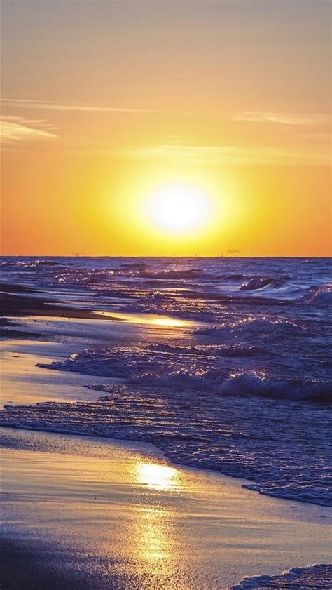 Lake Michigan Sunset Iphone Wallpapers Free Download