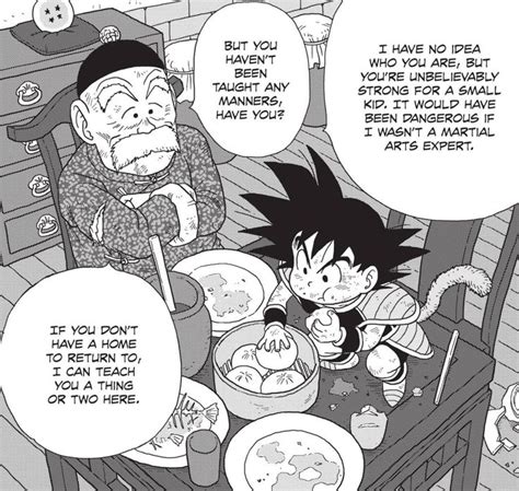 Goku And Grandpa Gohan From Dragon Ball Minus Anime Dragon Ball Goku