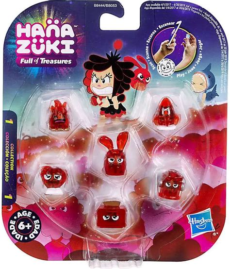 Hanazuki Full Of Treasures Series 1 Red Feisty 6 Pack Hasbro Toys Toywiz