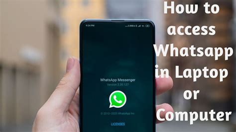 How To Access Whatsapp In Your Laptop Or Computer Open Whatsapp In
