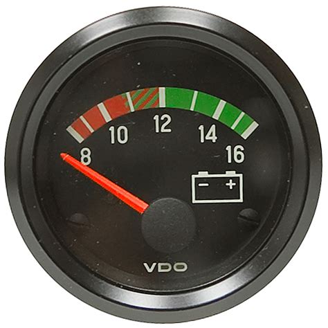 12 Volt Dc Vdo 332 030 002 Voltmeter Automotive Gauges Gauges