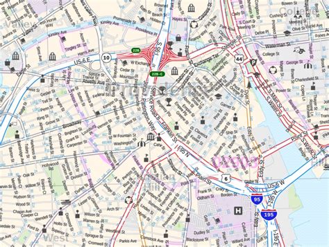 Providence Ri Street Map