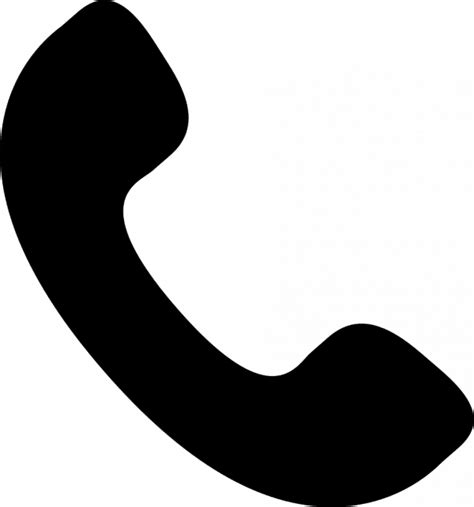 Png آیکون تلفن آرم مشکی گوشی تلفن Png Telephone Logo دانلود رایگان