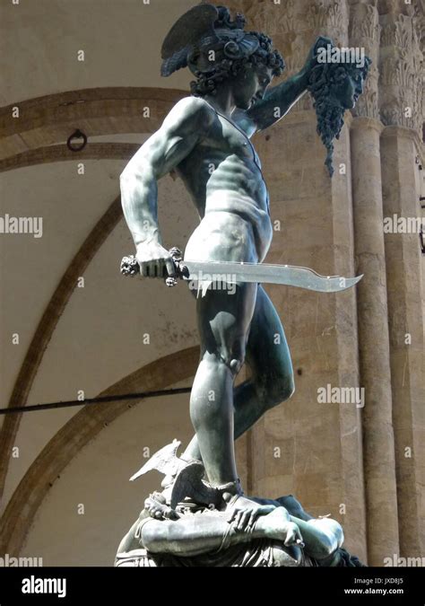 Perseus With The Head Of Medusa Is A Bronze Sculpture Made By Benvenuto