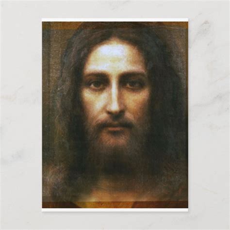 The Holy Face Of Jesus Postcard Zazzle