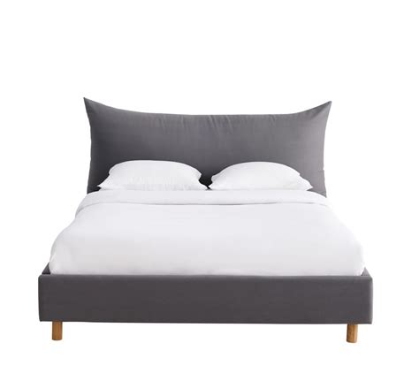 Découvrez nos têtes de lit en promotion avec des nouveautés toute l'année et dans tous les magasins but. Lit 140x190 avec sommier à lattes gris Fergus | Maisons du ...