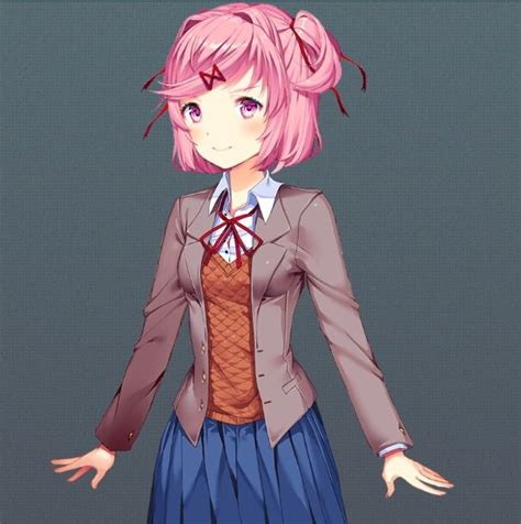 Natsuki With Sayoris Body Doki Doki Literature Club Amino