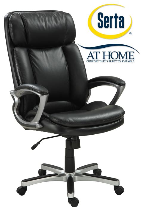 You can also adjust the seat height until you find the perfect. Serta Executive Big & Tall Office Chair