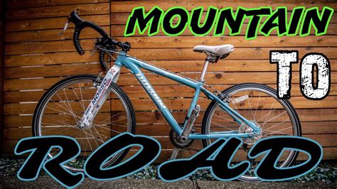 How To Convert A Mountain Into A Road Bike Youtube