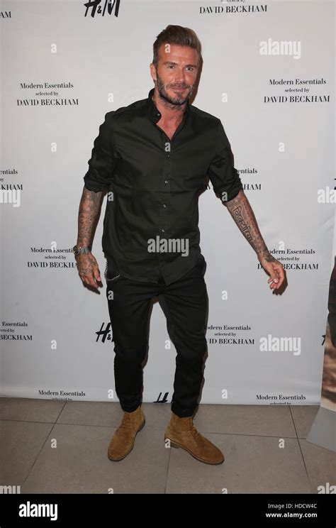 David Beckham Launches New Handm Modern Essentials Campaign Featuring