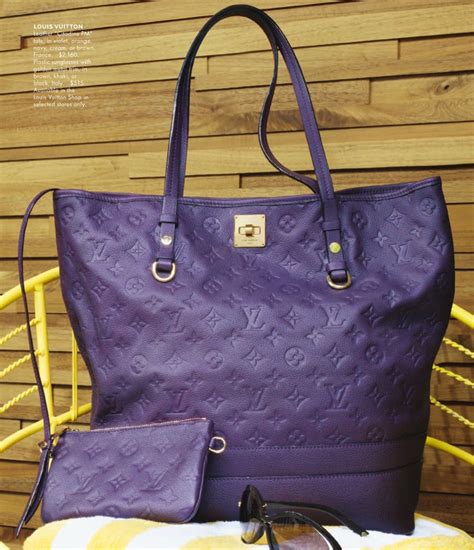 Louis Vuitton Citadine Pm Tote In Violet Image Found In The Resort