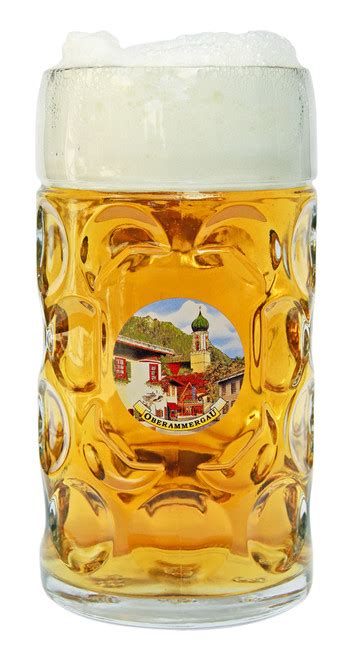 Custom Engraved Nurnberg Dimpled Oktoberfest Glass Beer Mug 1 Liter