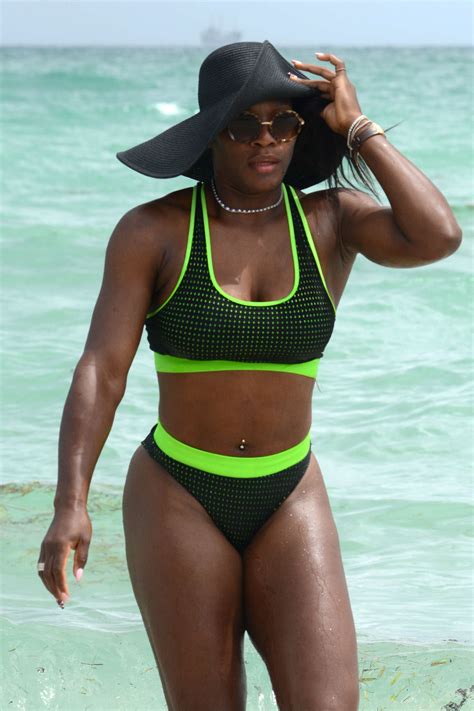 Serena Williams Bikini Candids On The Beach In Miami GotCeleb
