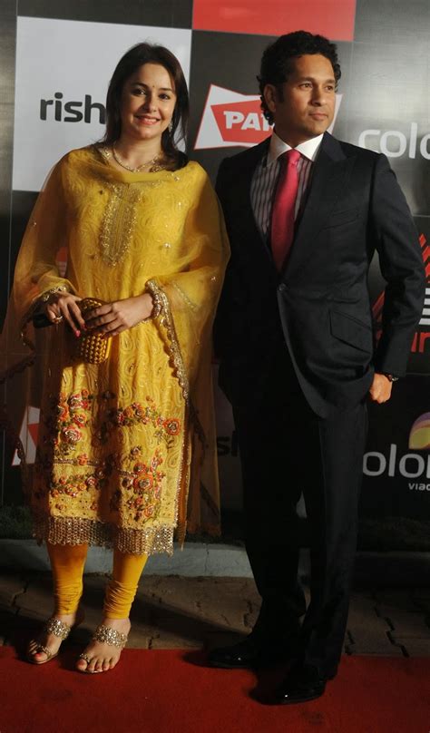 The real name of sachin tendulkar wife is anjali tendulkar. Sachin Tendulkar launches Celebrity Cricket League (CCL ...