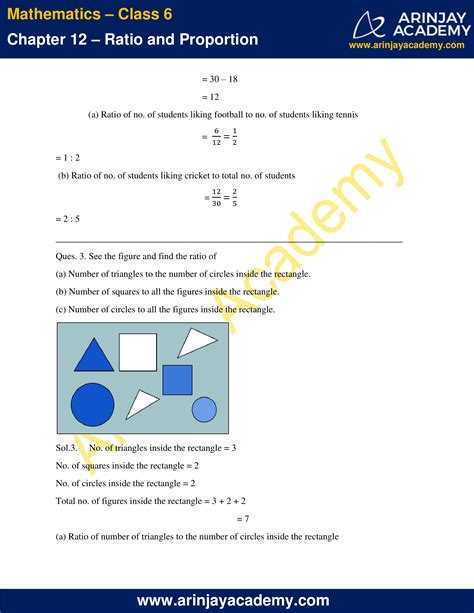 Ncert Solutions For Class 6 Maths Chapter 12 Ratio And Proportions
