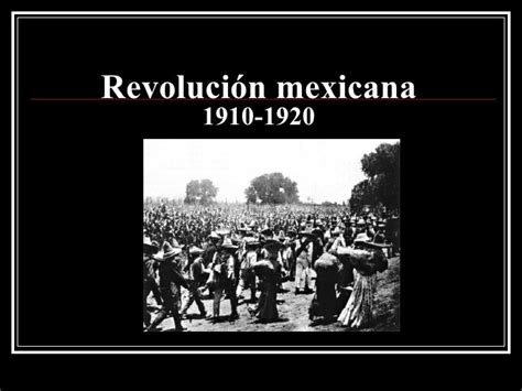 Cuando Termino La Revolucion Mexicana
