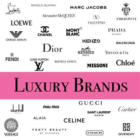 Luxury Fashion Brand Logos