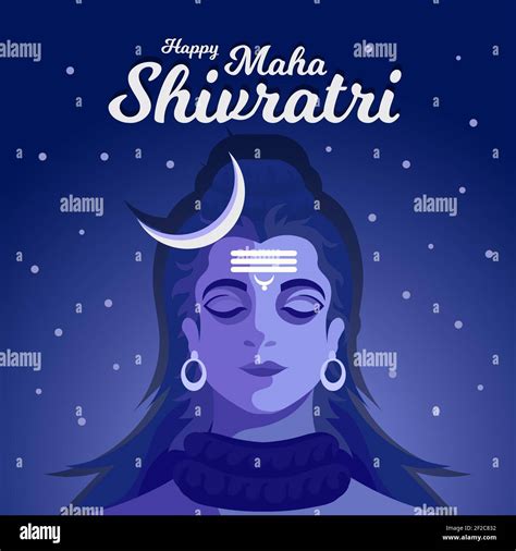 Happy Maha Shivratri Poster Lord Shiva Art Bhagwan Mahadev