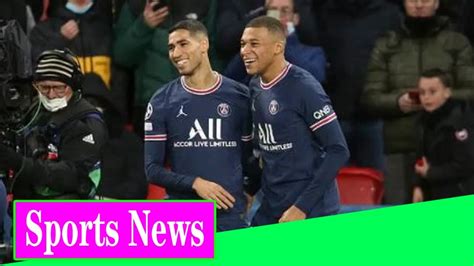 Kylian Mbappe Hails Psg Team Mate Achraf Hakimi As The Best Right Back