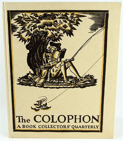 The Colophon A Book Collectors Quarterly The Colophon New Series