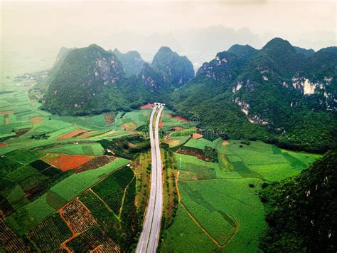 Scenic Highway Guangxi Province China Stock Photos Free And Royalty