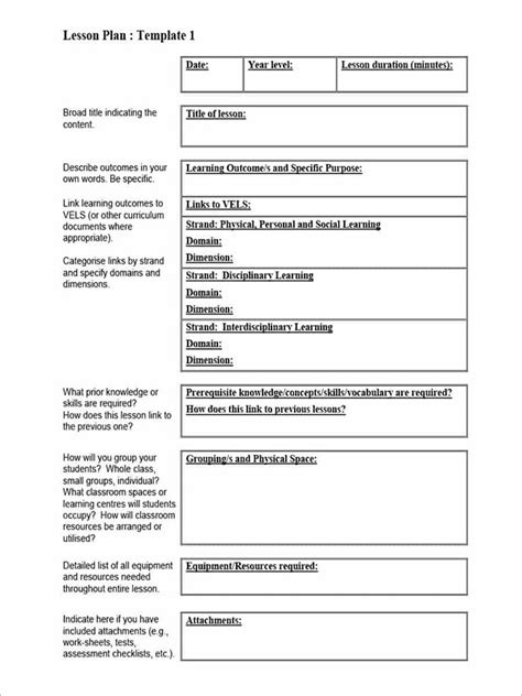 40 Free Unit Plan Templates Pdf Word Sample Formats Intended For