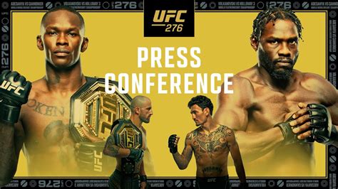 UFC 276 Pre Fight Press Conference YouTube