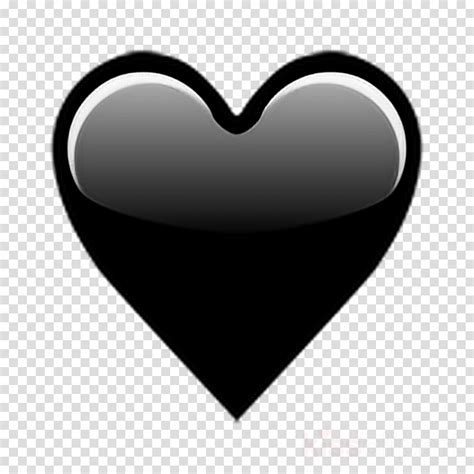 Black Heart Emoji Clipart 13 Free Cliparts Download Images On