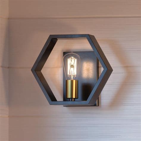 Urban Ambiance Luxury Industrial Wall Sconce Small Size 875h X 10w