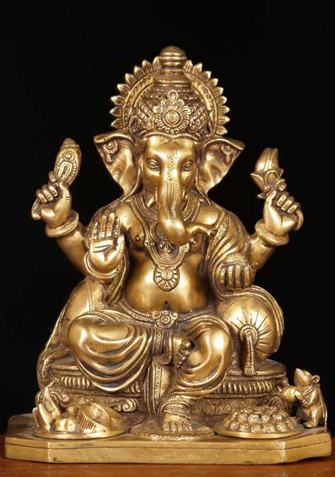 Brass Ganesha Statue At Rs 2500pieces Brass Ganesha Statue Id