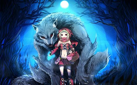 Every day new pictures, screensavers, and only beautiful wallpapers for free. anime girls, Anime, Werewolves, Little Red Riding Hood ...