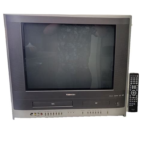Toshiba 20 Inch Color Tv Dvd Vcr Vhs Player Combination Television Mw2