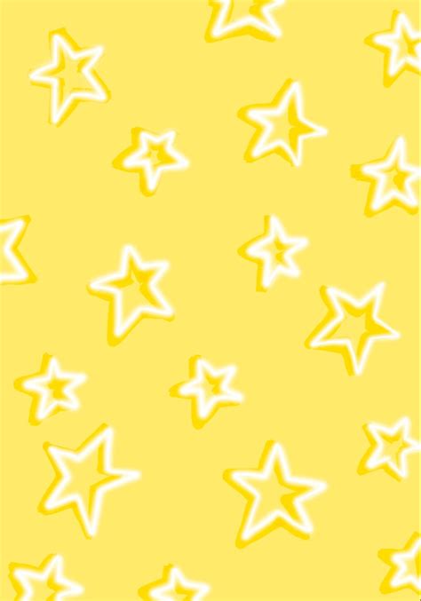 Stars Background Star Background Yellow Aesthetic Pastel Yellow