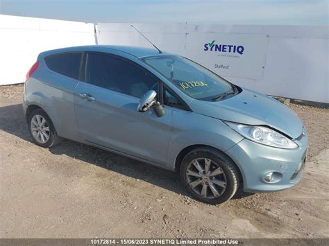 2008 Ford Fiesta Zetec 1242cc Petrol Manual 5 Speed 3 Door Hatchback At