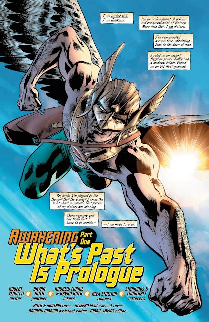 Weird Science Dc Comics Hawkman 1 Review