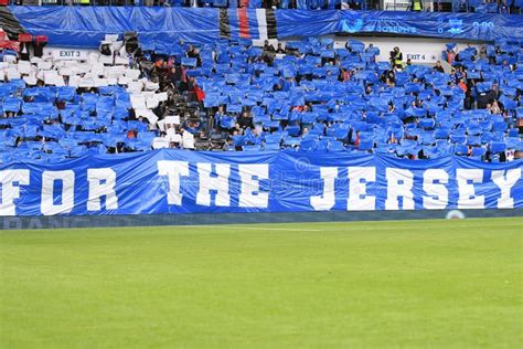 Rangers Ultras Display During The Game Editorial Stock Photo Image Of