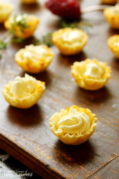 Cranberry And Cream Cheese Mini Phyllo Bites Christmas Party Appetizers