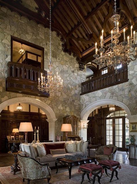48 Elegant Traditional Living Room With Chandeliers Tudor Style Homes