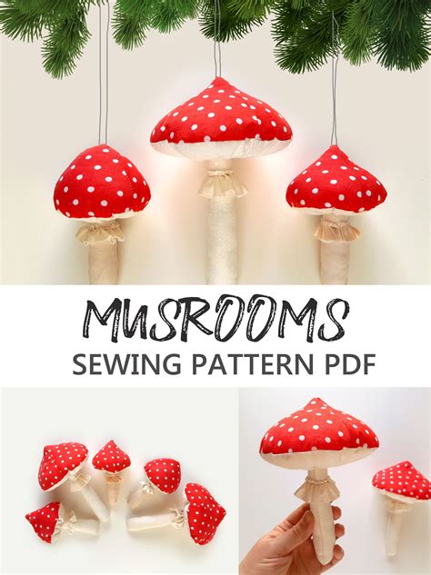 Mushroom Sewing Pattern Free Web Free Crochet Mushroom Pattern By
