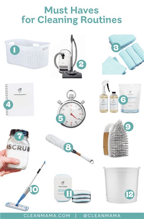 Must Haves For A Cleaning Routine Clean Mama
